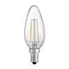 2W SES LED CLEAR FILAMENT CANDLE