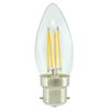 4W BC CLEAR FILAMENT CANDLE